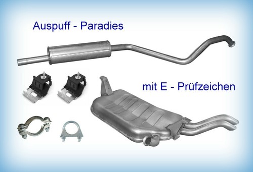 Abgasanlage auspuff für - auspuff,