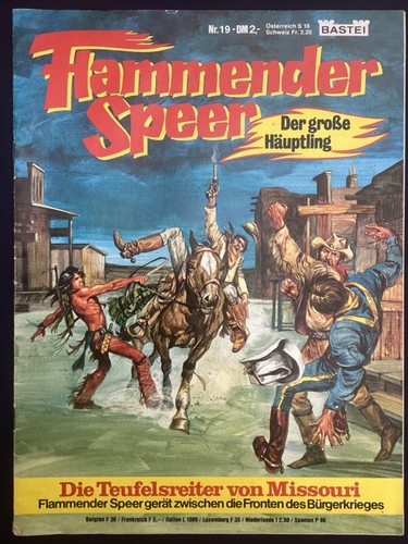 Bastei comic flammender speer - bastei,