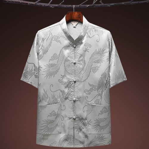 Herren retro chinesisch satin - retro,