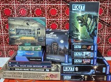 Spielepaket EXIT Adventure Escape Room Deckscape Sherlock H Kosmos neuwertig!