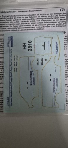 Decalsatz nef feuerwehr - nef,