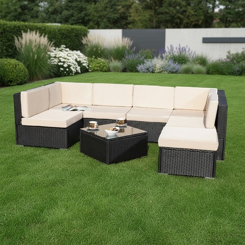 Sitzgruppe rattan gartenmöbel - sitzgruppe,