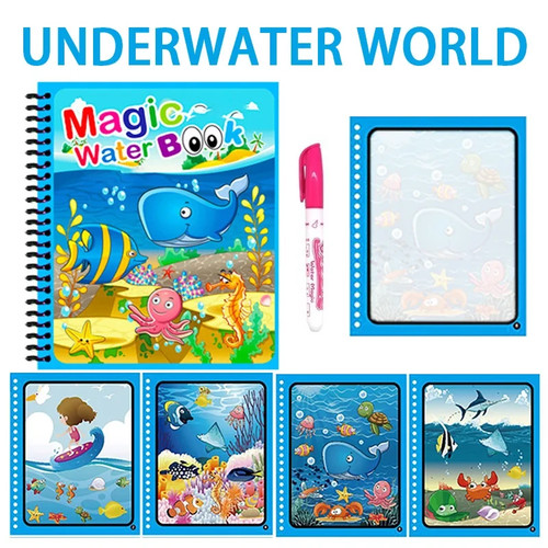 Kinder wassermalerei malbuch - kinder,