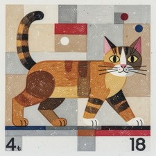 Katze bauhaus stijl - katze,