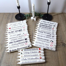 Kerze mit Spruch, Motto: LIEBLINGSMIX 1, Geschenk, viele Sprüche auswählbar