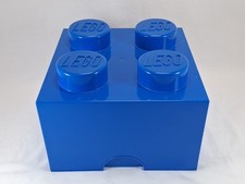 Lego Storage Brick 2x2 Blau Aufbewahrung Box