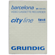 Grundig 5180 vps barcelona - vs,