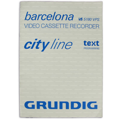 Grundig 5180 vps barcelona - grundig,