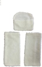 DISFRAZ LOTE POLAINAS Y BOLSO ADULTO PASTORCILLO, Papa Noel TALLA: CARNAVAL, 87