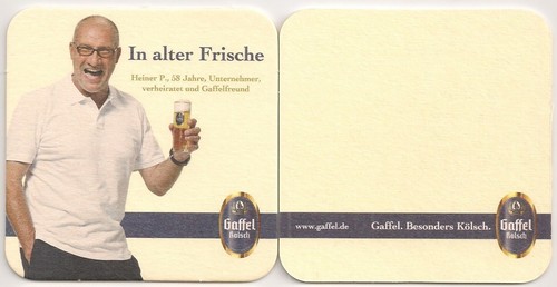 Gaffel kölsch bierdeckel - gaffel,