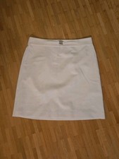 HALLHUBER Rock Gr. 42 Weiß Creme Minirock NEU