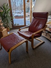 Schwingsessel mit Hocker