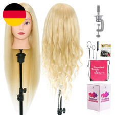 Frisierkopf,Neverland Übungskopf 71Cm 60% Echthaar,Frisieren Trainingsköpfe Für 