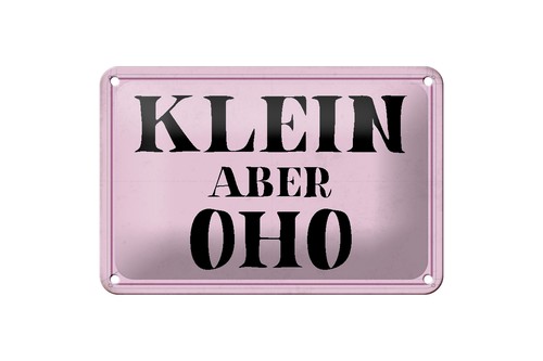 Blechschild spruch 18x12 - blechschild,