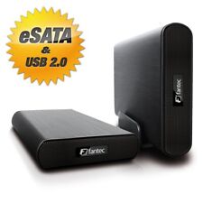 B-WARE - FANTEC DB-AluAir U2e - 3.5" Festplattengehäuse USB 2.0 & eSATA