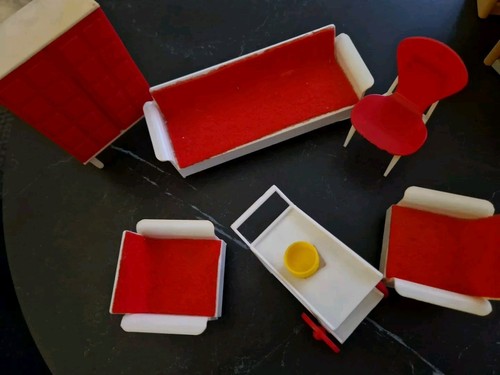 Retro puppenhausmöbel 70er - ,
