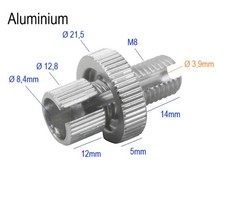 M8 Bowdenzug Halter Aufnahme für Gaszug Rasenmäher