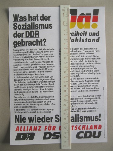Nie wieder sozialismus plakat - nie, sozialismus!