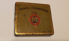 Alte Manoli Blechcigarettenschachtel, Manoli Chic aus Berlin