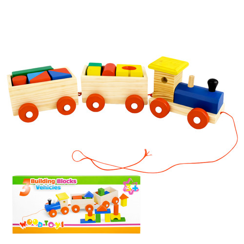 Kinder holzeisenbahn spielzeug - kinder,