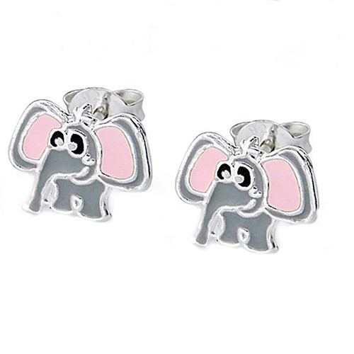 Kinder ohrringe elefant - kinder, 925