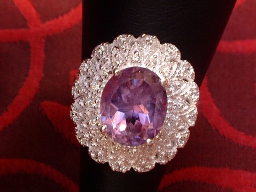 Designer ring amethyst - ring,