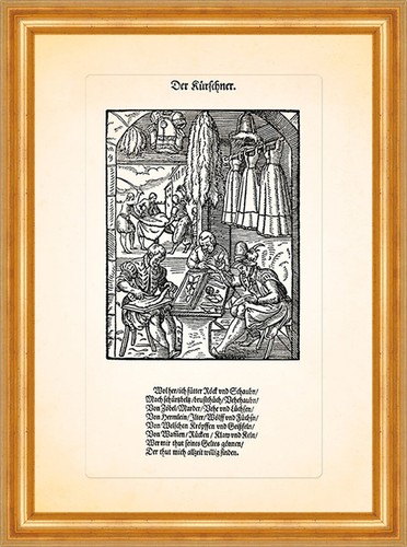 Der kürschner pelz zobel - pelz,