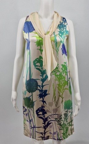 Marc cain seidenkleid ohne arm - ohne,