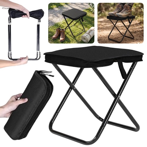 Campinghocker klappbar schwarz