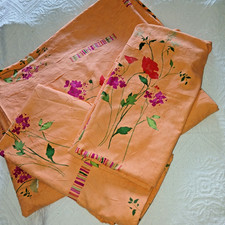 Bettwäsche -Seetruckerart-mit Bumen-135x200-- 4-tlg