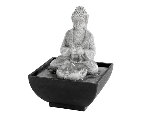 Buddha brunnen mit led - brunnen,