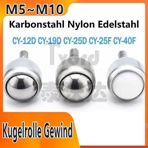 Kugelrolle m10 gewind - m6,
