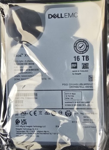 Dell emc exos - dell, 7.2k