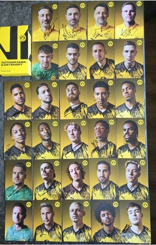 29x dortmund autogrammkarte - 29x,
