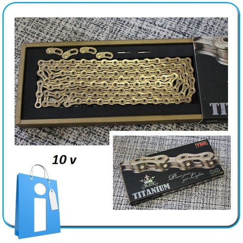 Kette ybn titanium - 10v, gold
