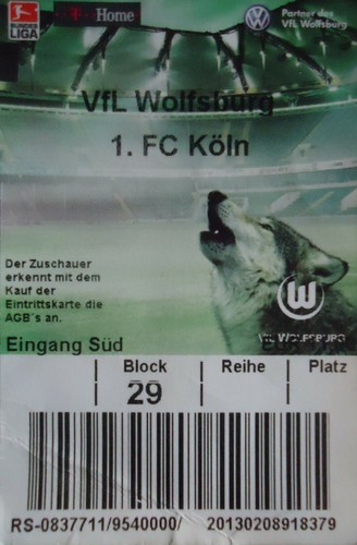 Sammler ticket bundesliga - ticket, vfl
