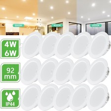 LED Spots Einbaustrahler 230V ultraslim Deckenspot Flach Panel Einbau leuchten