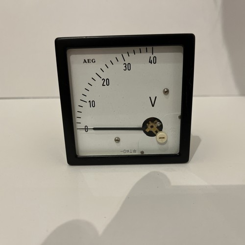 Analoges voltmeter 40v dc - 0-40v,