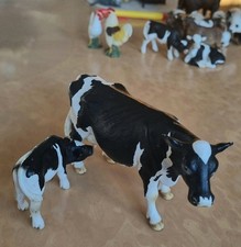 Schleich Farmworld Kuh + Kälbchen, Made In Germany! Bauernhoftiere