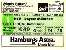 Ticket Hamburger SV HSV -
