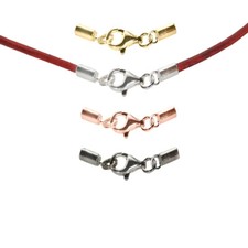 Ziegenleder - Halskette nach