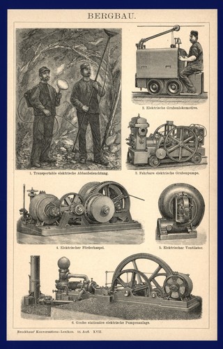 Druck anno 1896 - -, bergbau