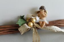 Zimtbündel mit Engel Zimtstangen Advent Weihnachten 40 cm Deko, Shabby chic