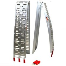 1 Stück Auffahrrampe Auffahrschiene 06142 ALU RAMPE klappbar 340kg 9C Fahrrampe