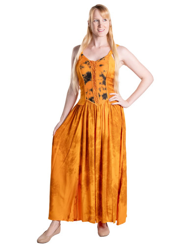 Langes mittelalter sommerkleid - langes,