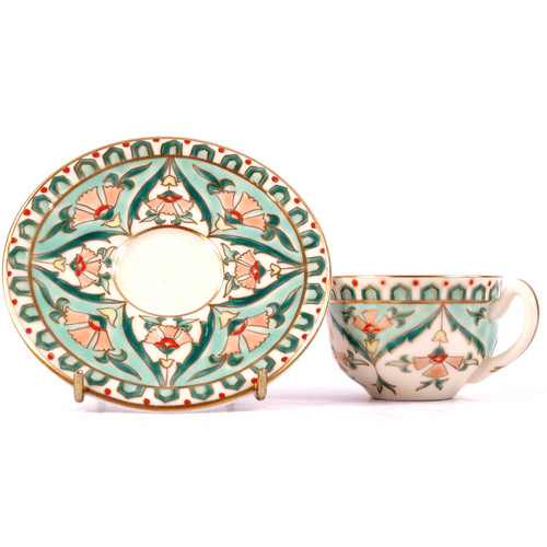 Zsolnay pecs tasse untertasse - zsolnay,