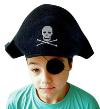 Piraten Hut mit Augenklappe