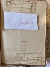 DDR Panzer T62 Elmes Piko Presu Msb VEB Anker Eisfeld 7 Konstruktionspläne