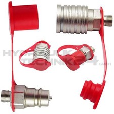 2 x Hydraulik Kupplung 12-L