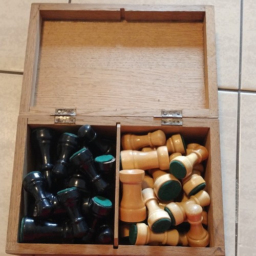 Holz schachfiguren set - holz, schachfiguren-set